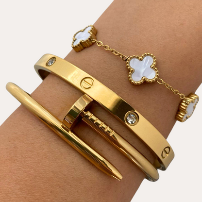 Pack 3x1: Paris Pulseras | Oro 18K