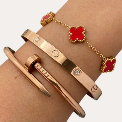 Pack 3x1: Paris Pulseras | Oro 18K