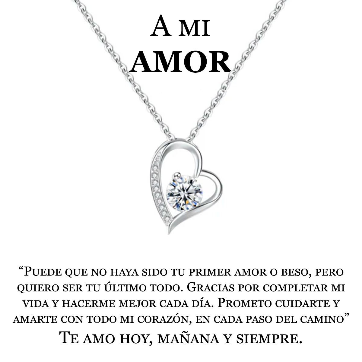 Collar Amor Eterno | Plata 925