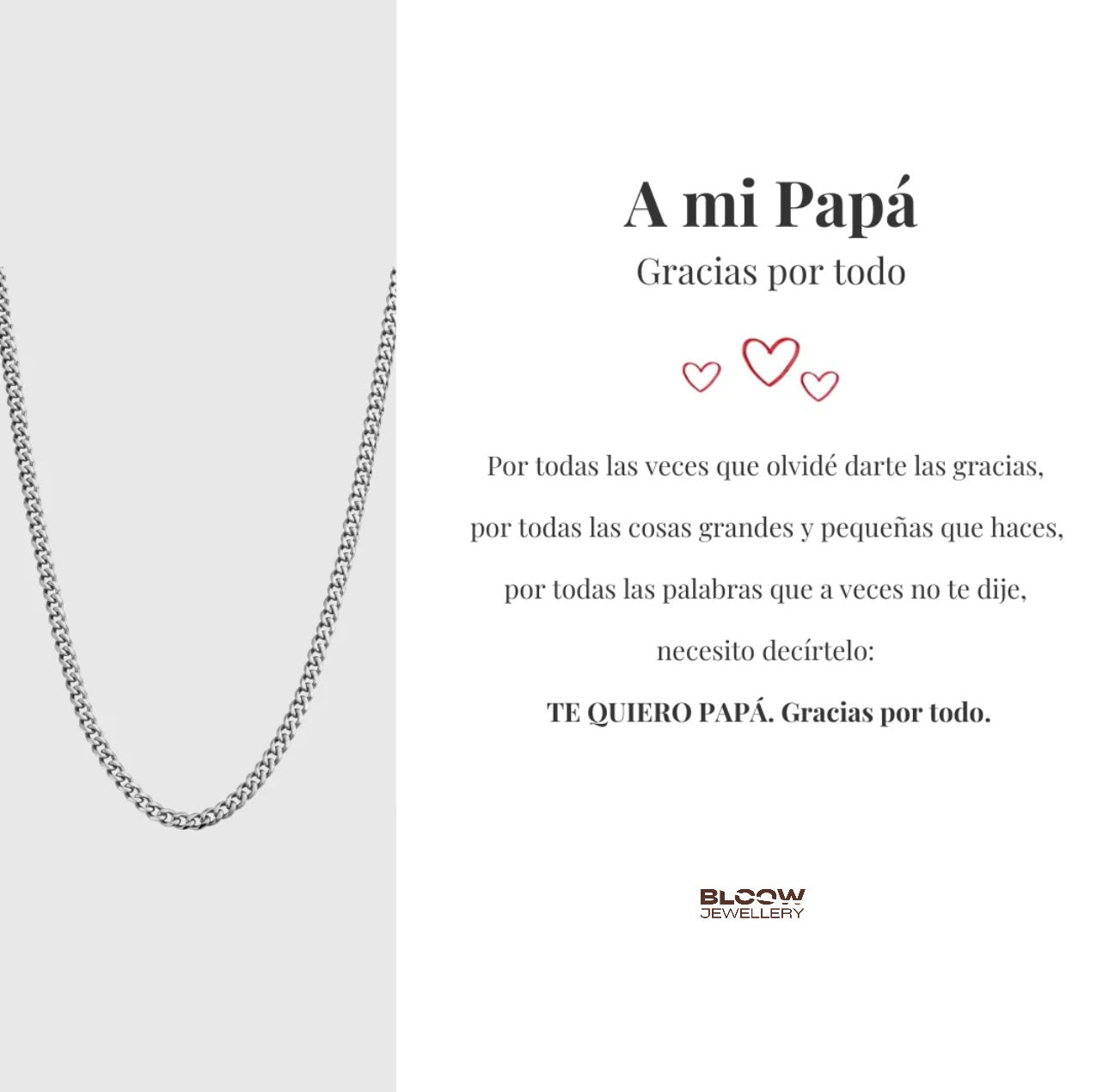 Collar Para Papá | Plata 925