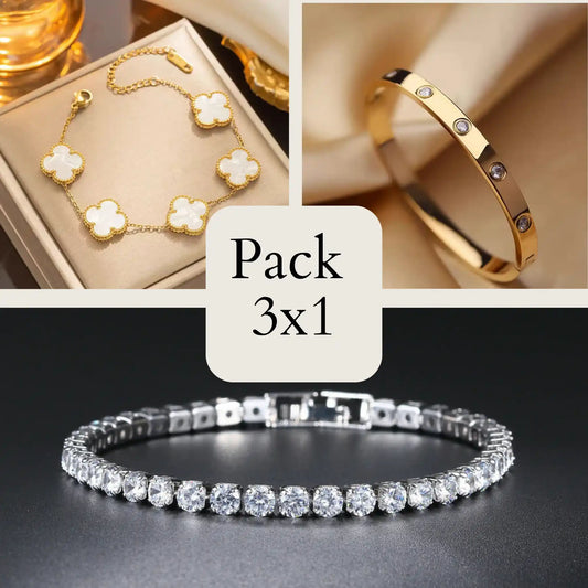 Pack 3x1: Pulseras Ensueño | Outlet