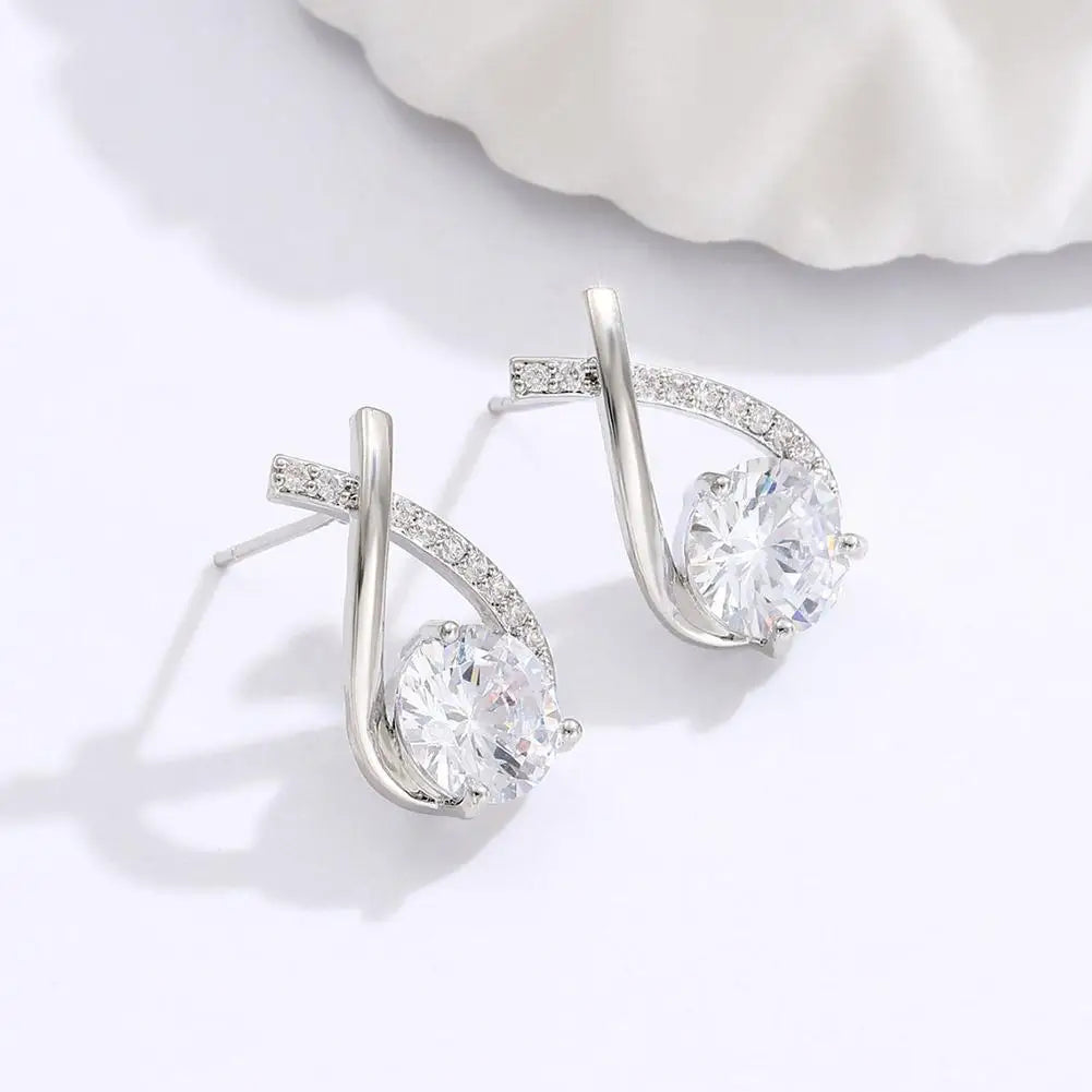 Diamante Hoja Pendientes | Outlet