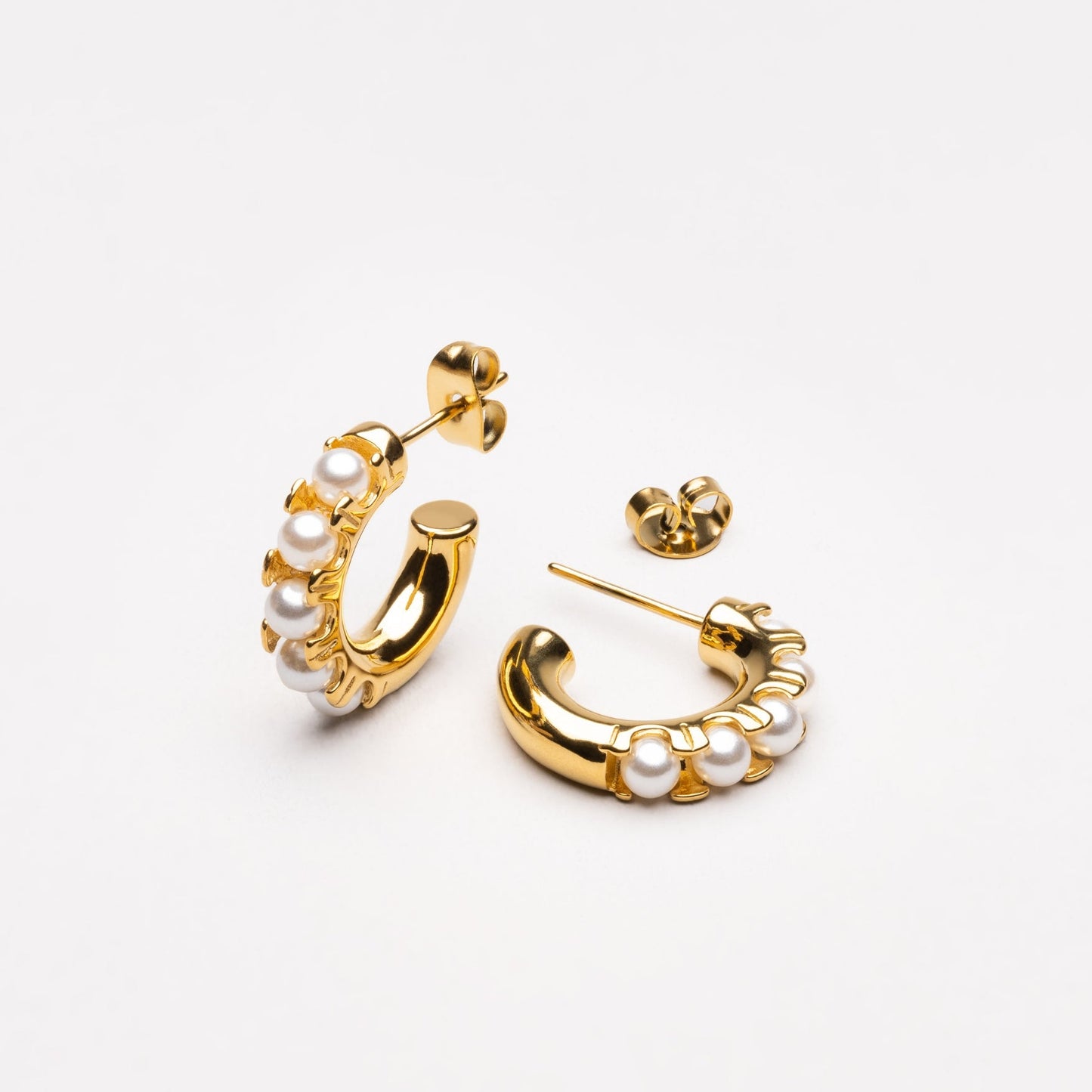 Mini 5 Perlas | Oro 18K